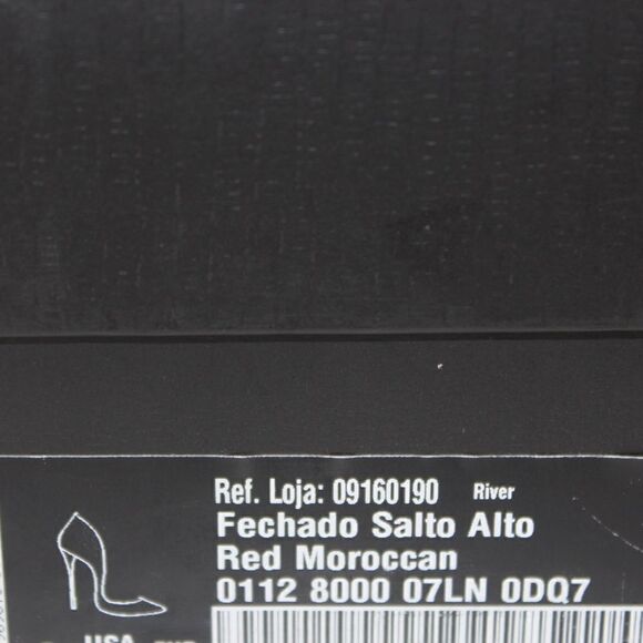 NEW Alexandre Birman Fechado Salto Alto Red Moroccan Heels size 7 - Picture 11 of 11